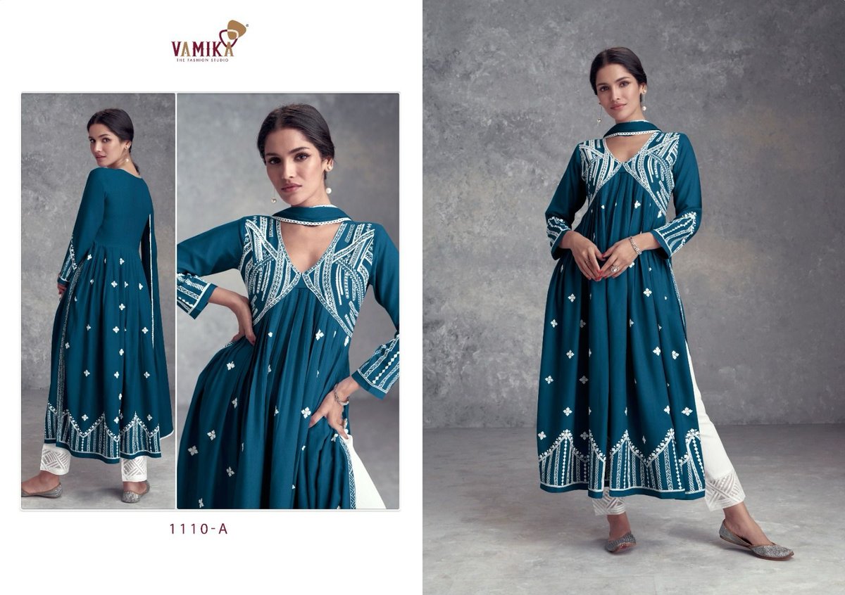 VAMIKA AADHIRA VOL-8 1110-A TO 1110-E 1