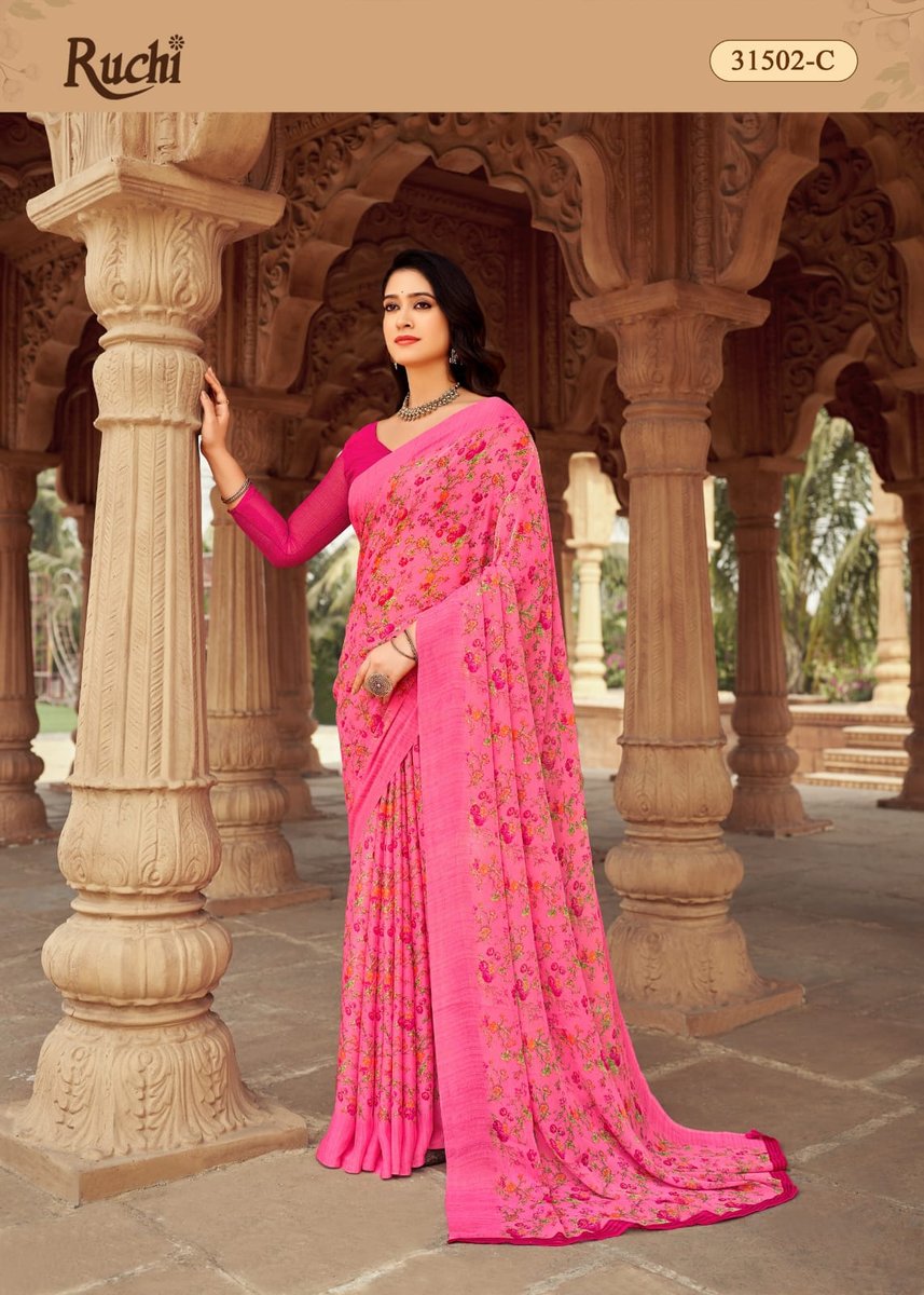 RUCHI SAREE STAR CHIFFON 152 31501-A TO 31503-D 7