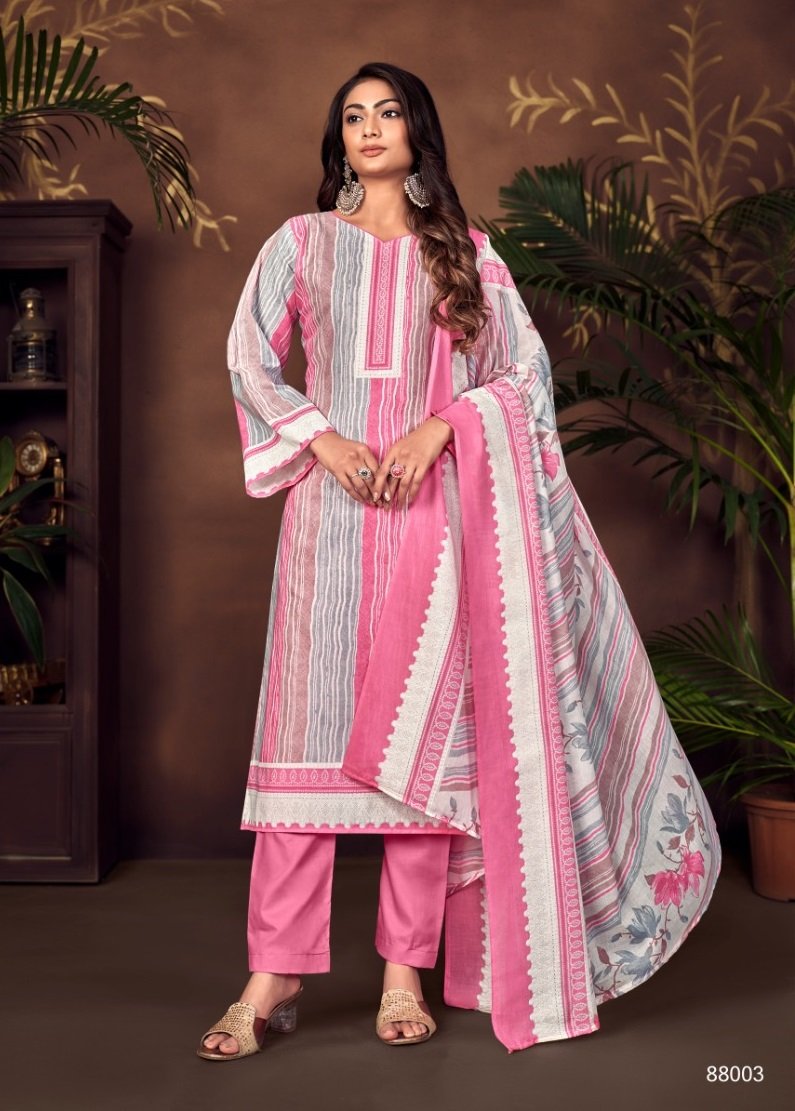 SKT SUITS ADHIRA VOL-6 88001 TO 88008 3