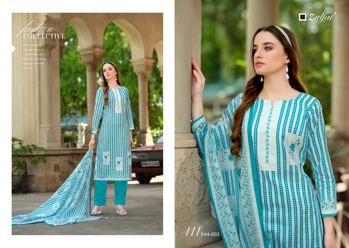 ZULFAT DESIGNER FARHANA VOL-4 544-001 TO 544-008 3