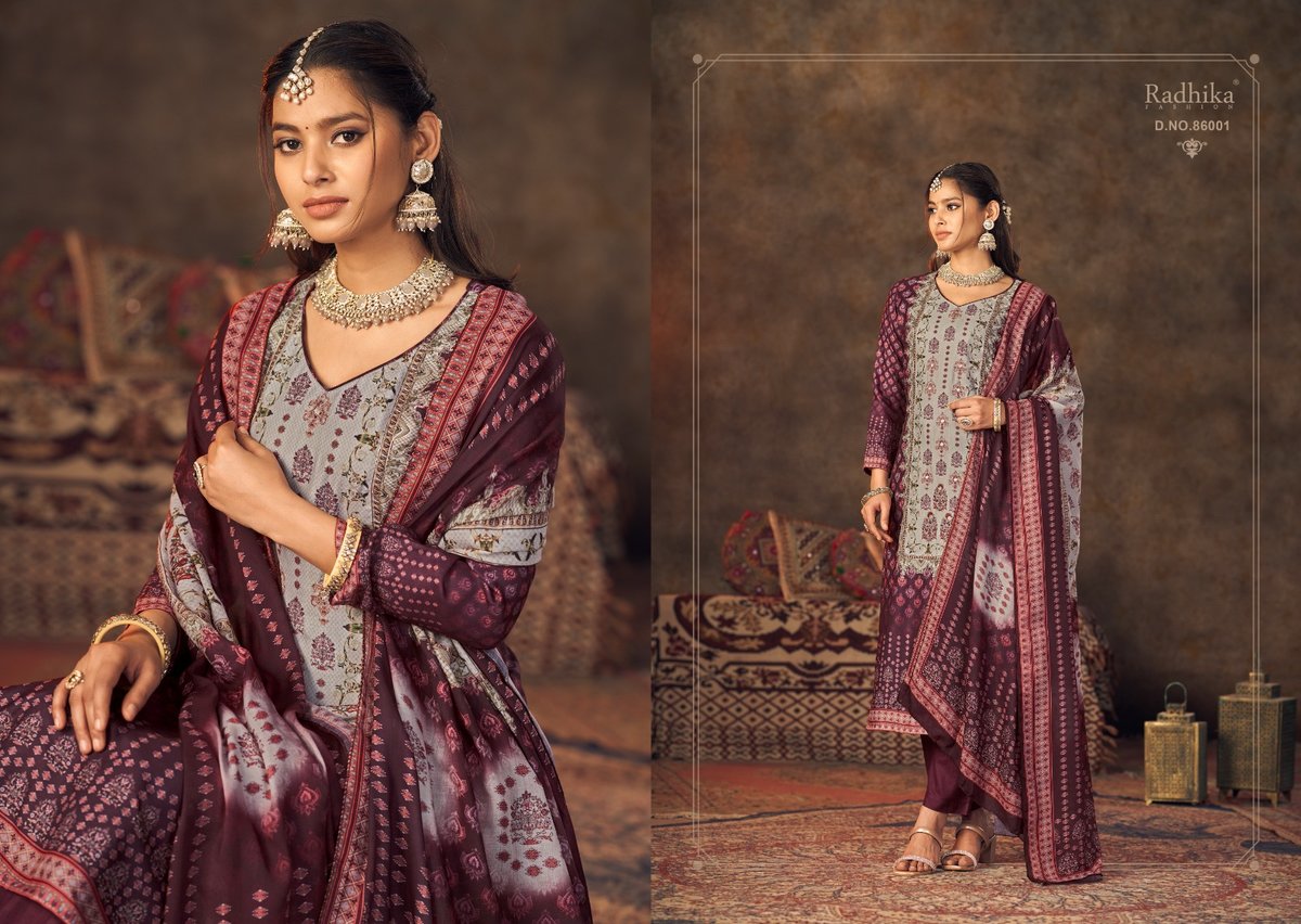 RADHIKA FASHION AZARA QURBAT 86001 TO 86005 1
