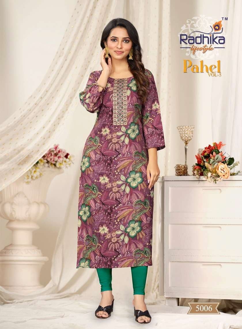 Radhika Lifestyle Pahel Vol-5 5001-5009 Series 6