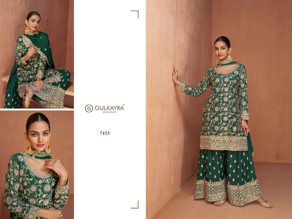 GULKAYRA DESIGNER GAZAL 7430 TO 7433 4
