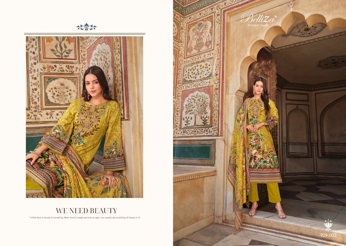 BELLIZA DESIGNER NAIRA VOL-56 929-001 TO 929-008 2