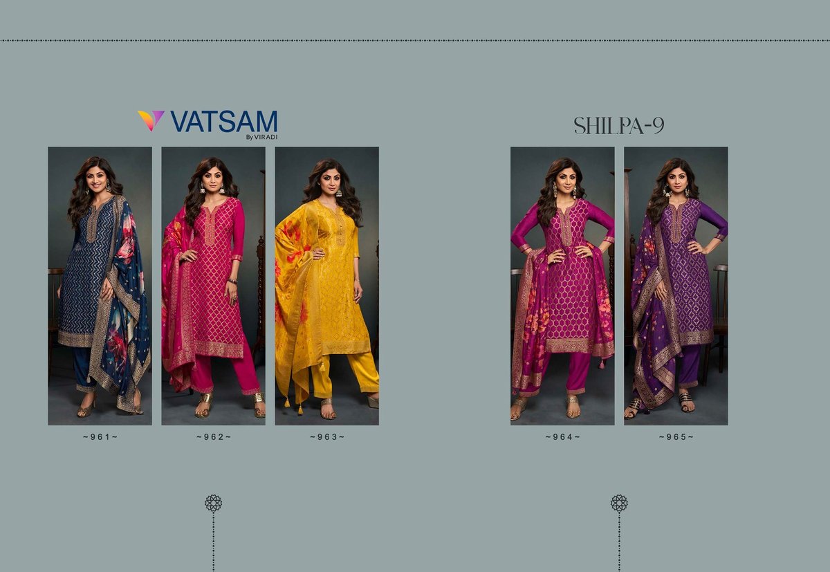 Viradi Fashion Vatsam Shilpa Vol-9 961-965 Series 6