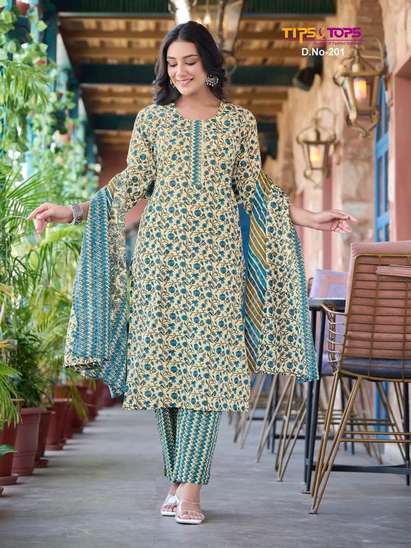 TIPS & TOPS SUMMER FASHION VOL-02 201 TO 206