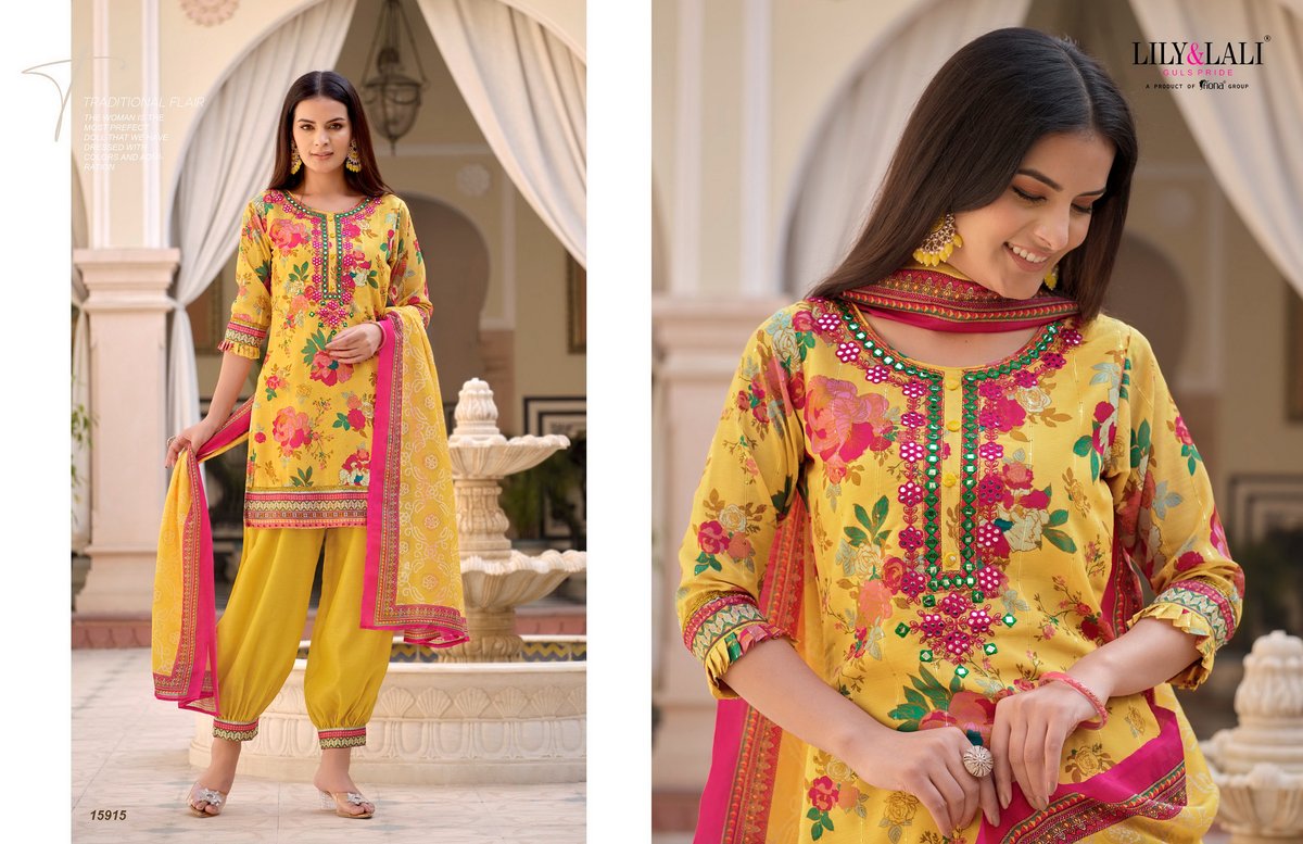 LILY & LALI MEHNOOR 15911 TO 15916 5