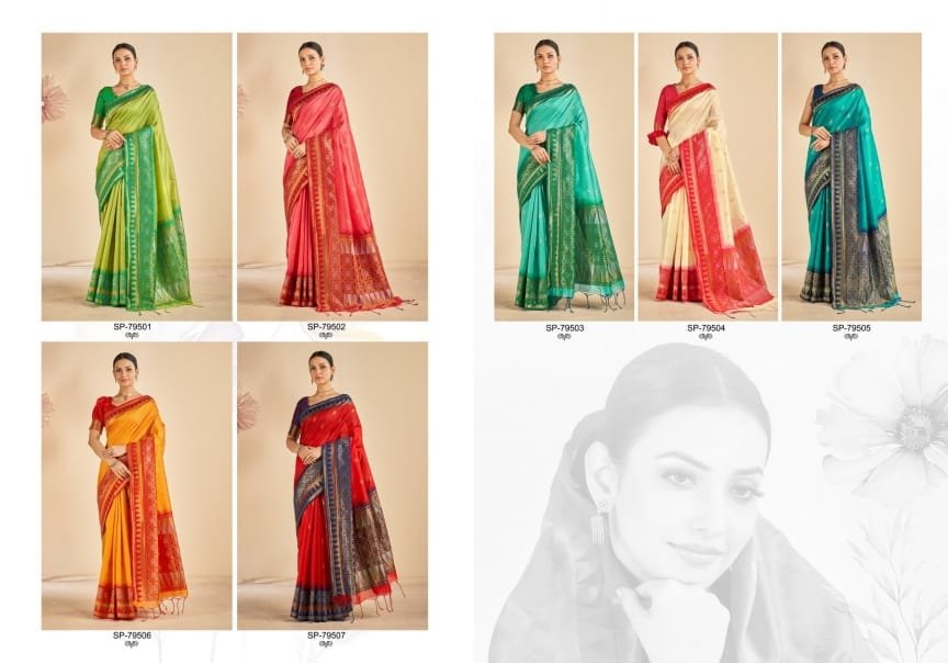 AURA SAREE URBAN STORY 79501 TO 79507 8