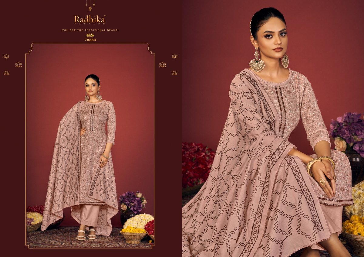 RADHIKA FASHION BLOSSOM-14-78001 TO 78006 SERIES 4