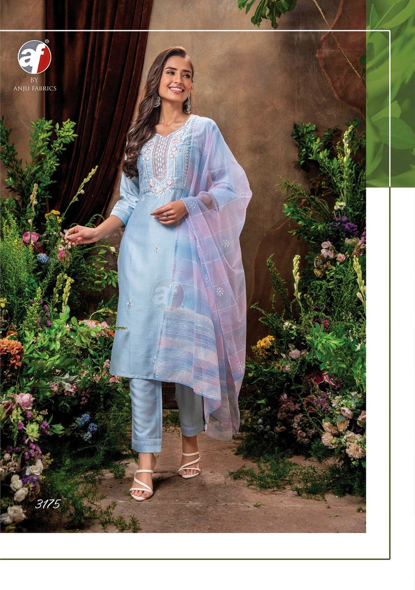 ANJU FABRICS CHANDANI VOL-2 3171 TO 3176 5