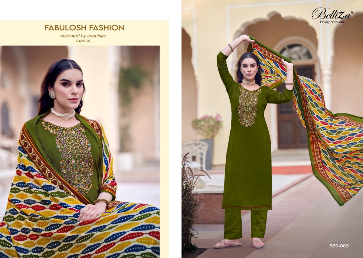 BELLIZA DESIGNER LOVINA VOL-3 889-001 TO 889-008 3