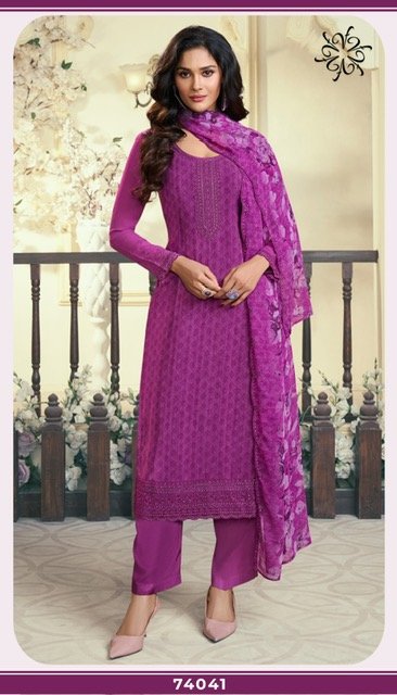 VINAY FASHION KULEESH SILKINA - ROYAL CREPE 47 74041-74048 1