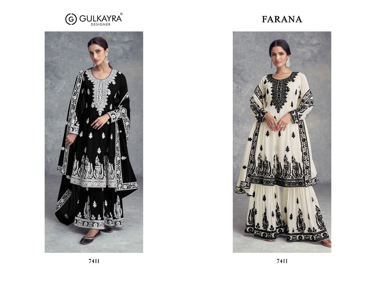 GULKAYRA DESIGNER FARANA 7411 TO 7412 3