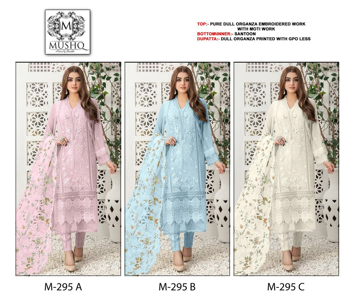 SHRADDHA DESIGNER MUSHQ M-295-A TO M-295-C 4