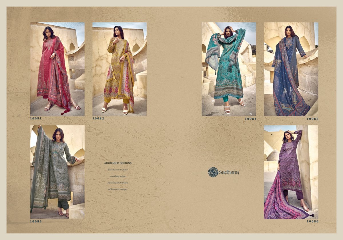 SADHANA FASHION SIMRIN 10081 TO 10086 7
