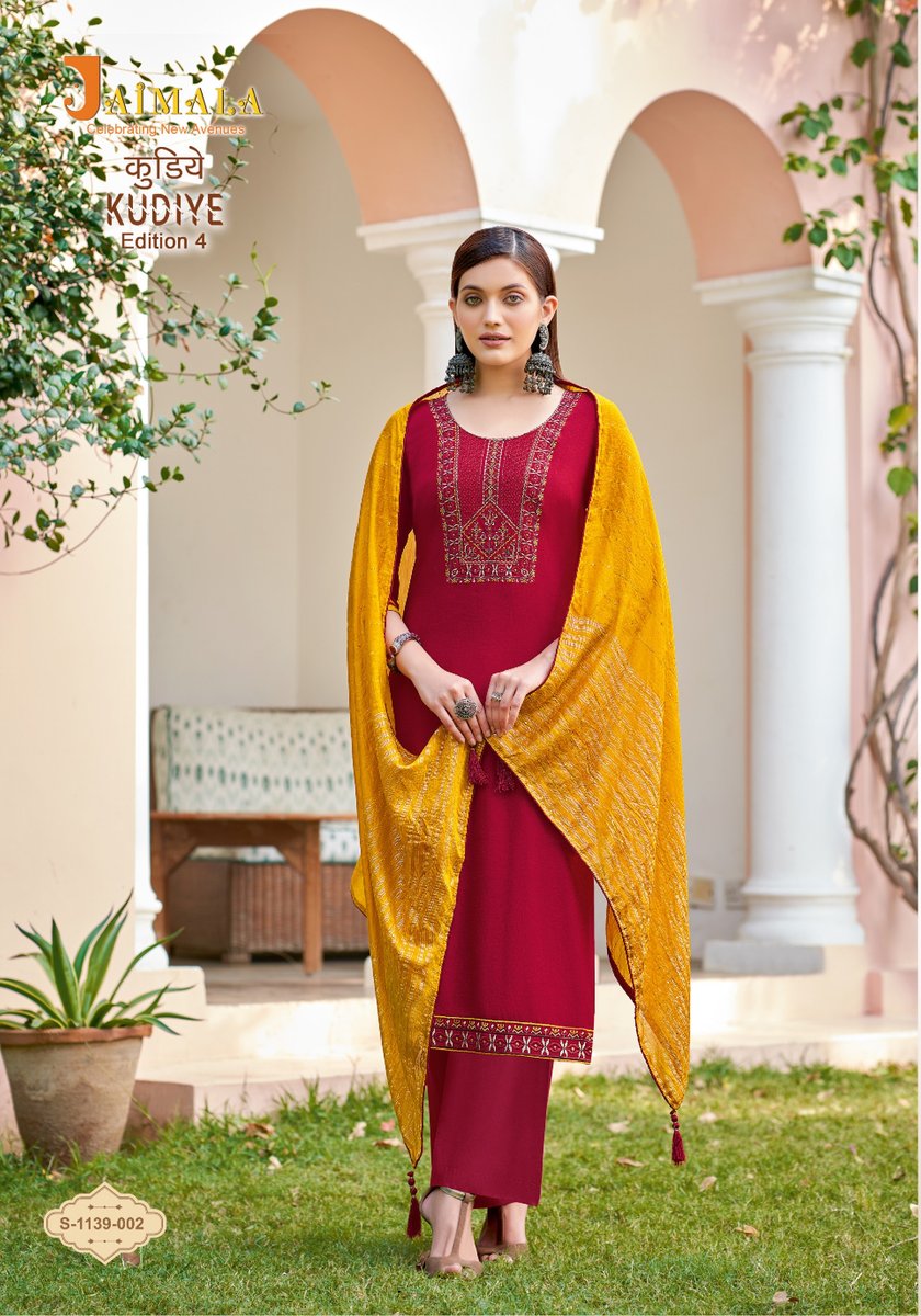 ALOK SUIT JAIMALA S-1139-001 TO S-1139-006 2