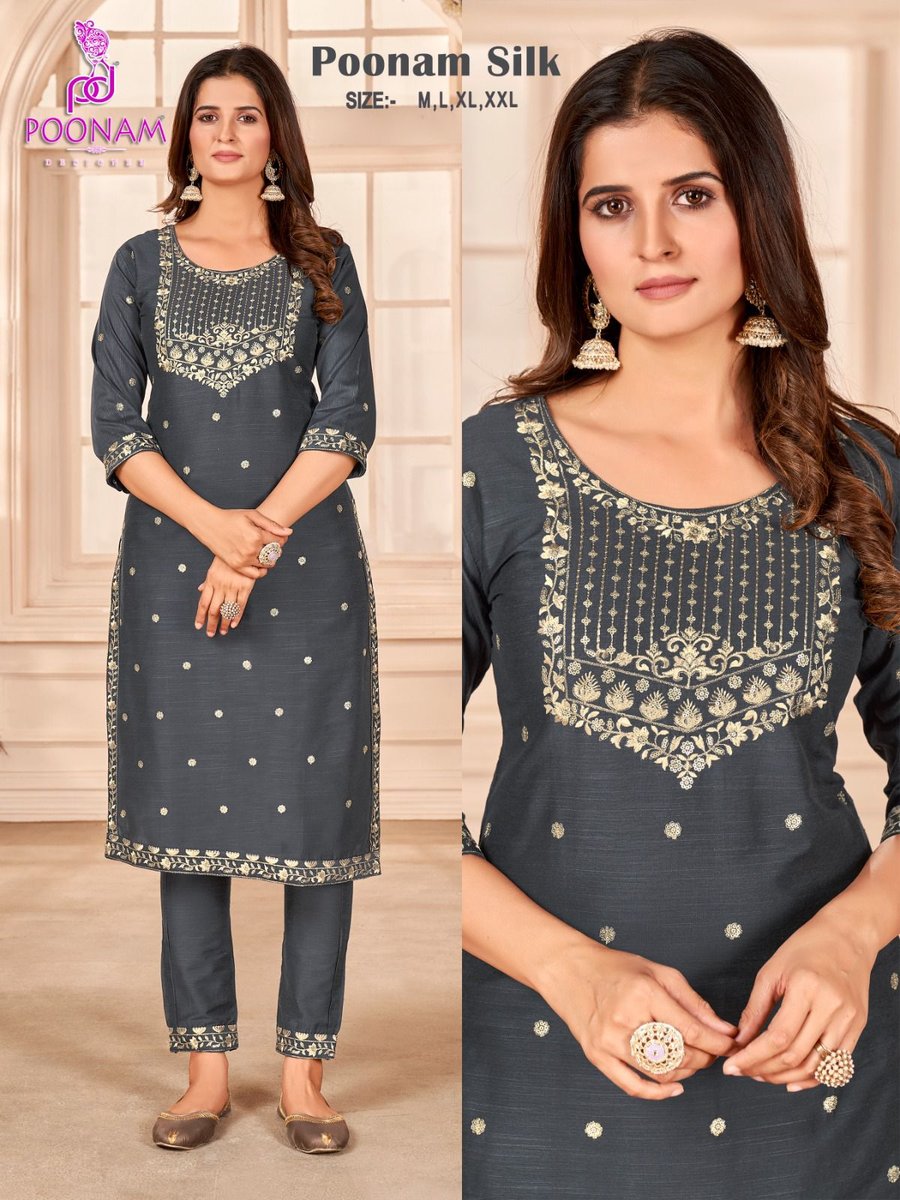 Poonam Designer Poonam Silk 1001-1006 Series 4