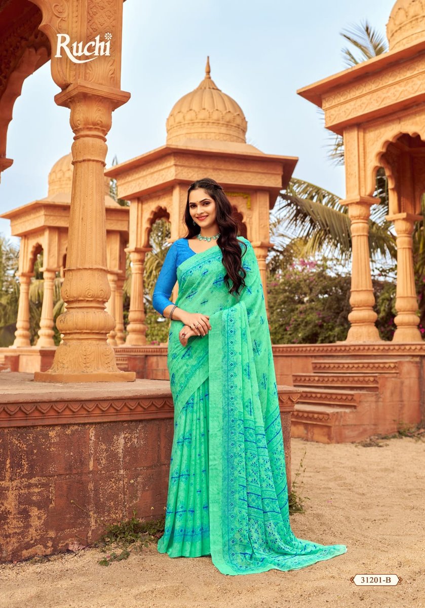 RUCHI SAREE STAR CHIFFON 151 31201-A TO 31203-D 2