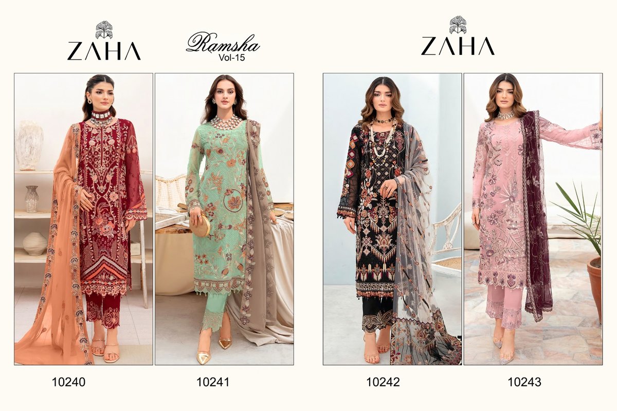 ZAHA RAMSHA VOL-15 10240 TO 10243 5
