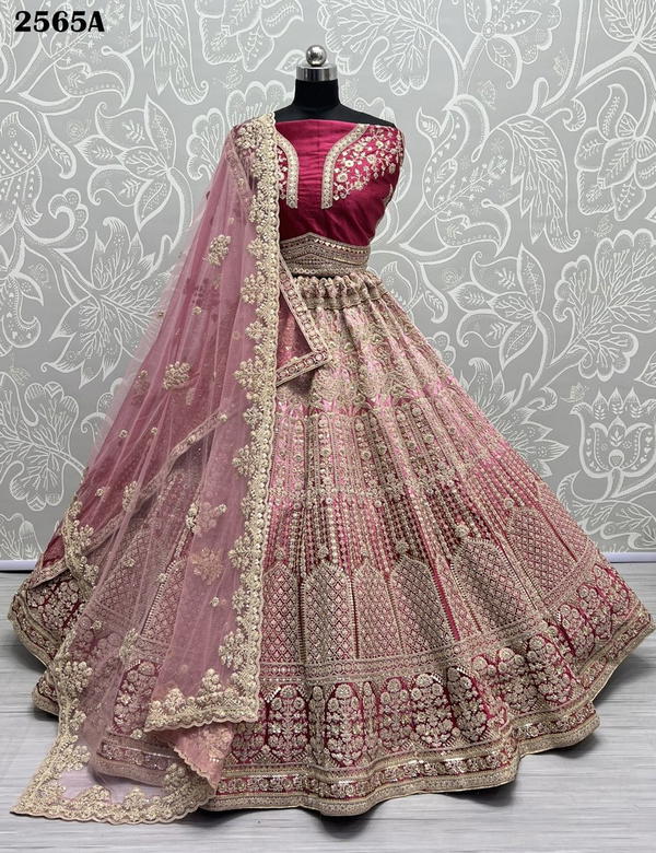 Anjani Art Bridal Lehenga Choli 2565 Colors
