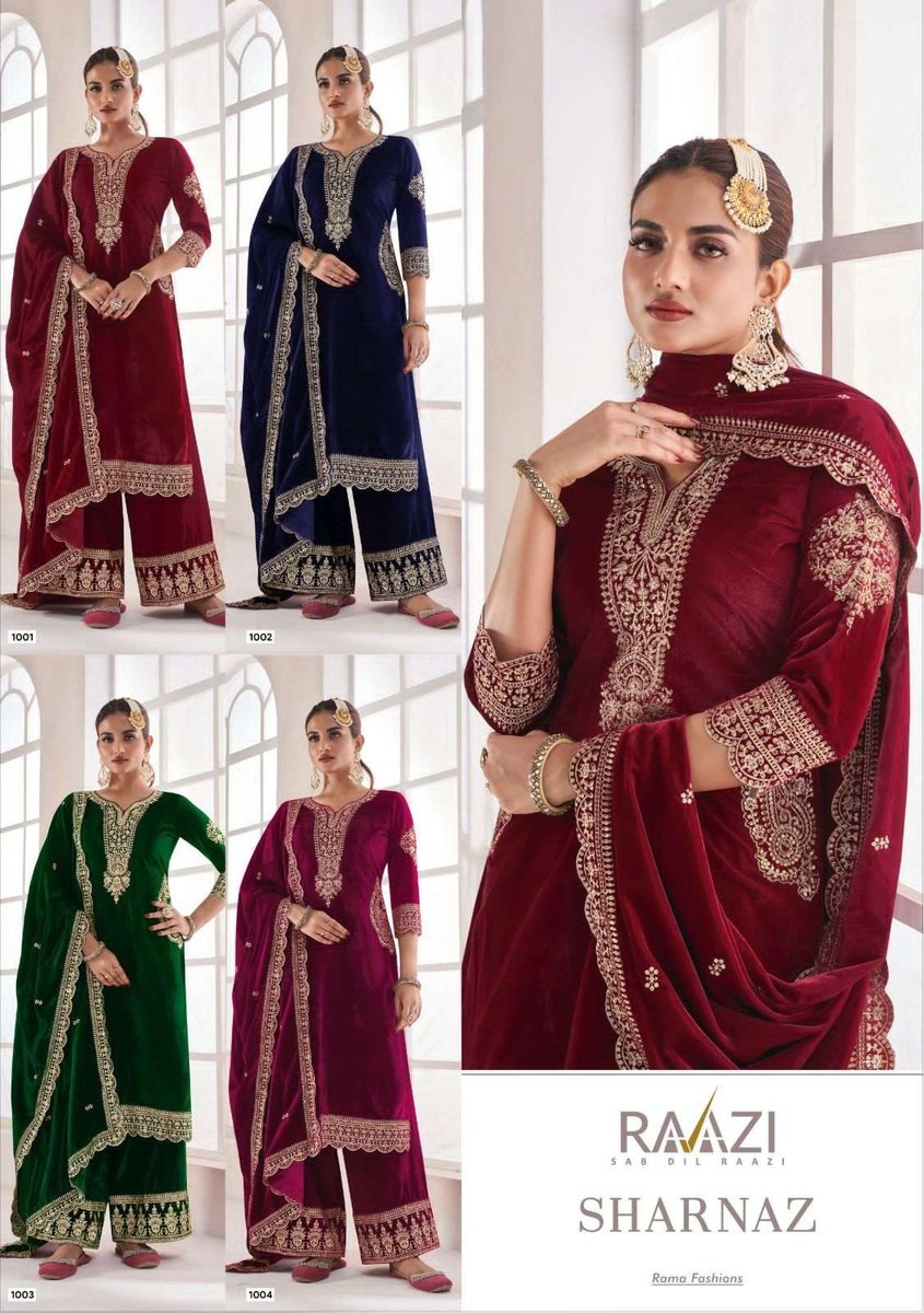 Rama Fashion Raazi Sharnaz 1001-1004 Series 5