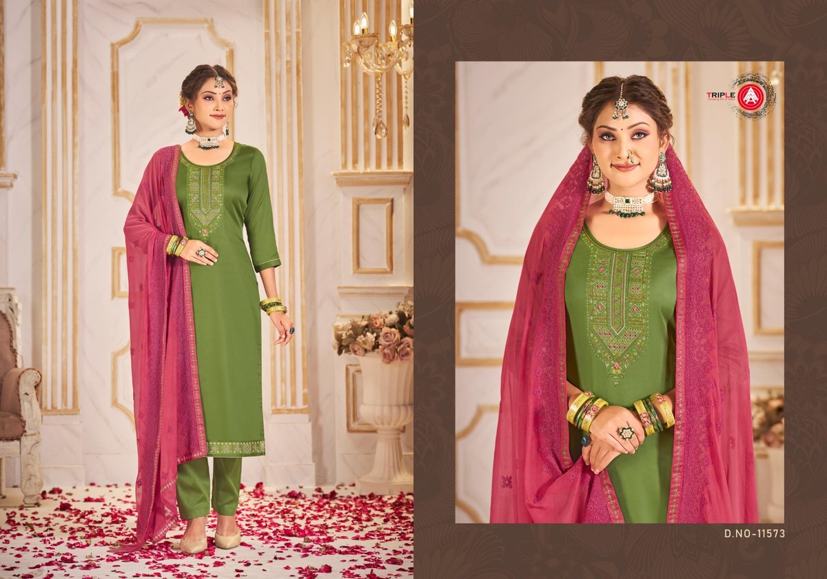 TRIPLE AAA NOOPUR PREMIUM DASTI 11571 TO 11576 3