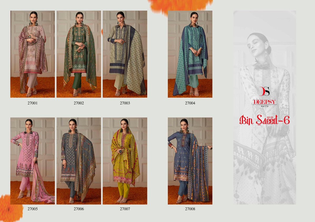 DEEPSY SUITS BIN SAEED 27001 TO 27008 9