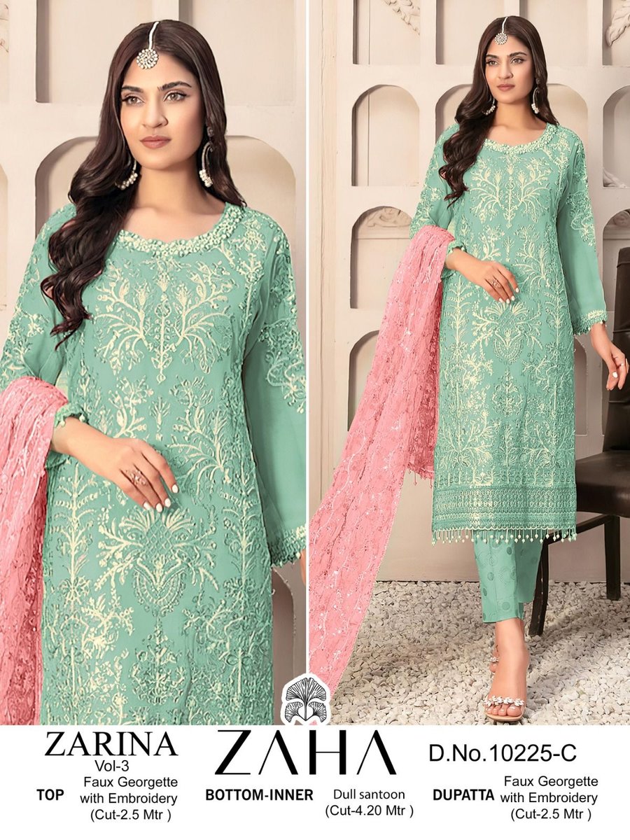 ZAHA ZARINA VOL-3 10225-A TO 10225-C 3