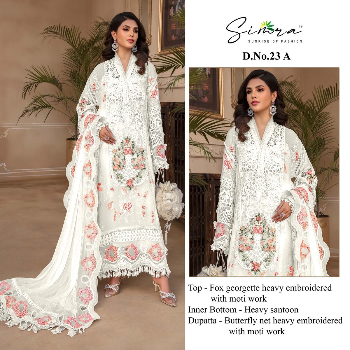 Simra Fashion Designer Suits 23 Colors 1