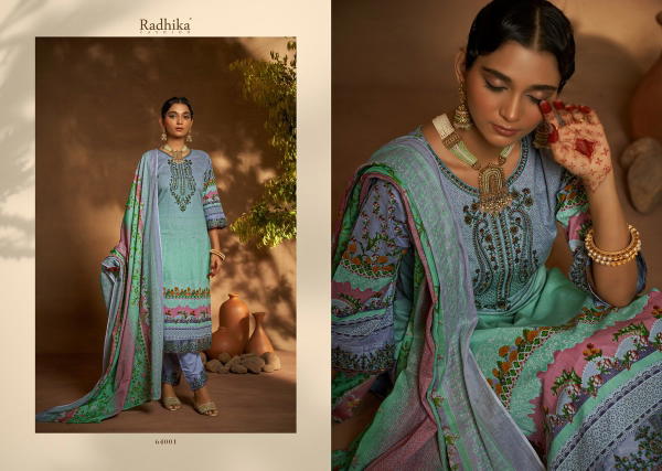 RADHIKA FASHION AZARA MEHENDI 64001 TO 64008