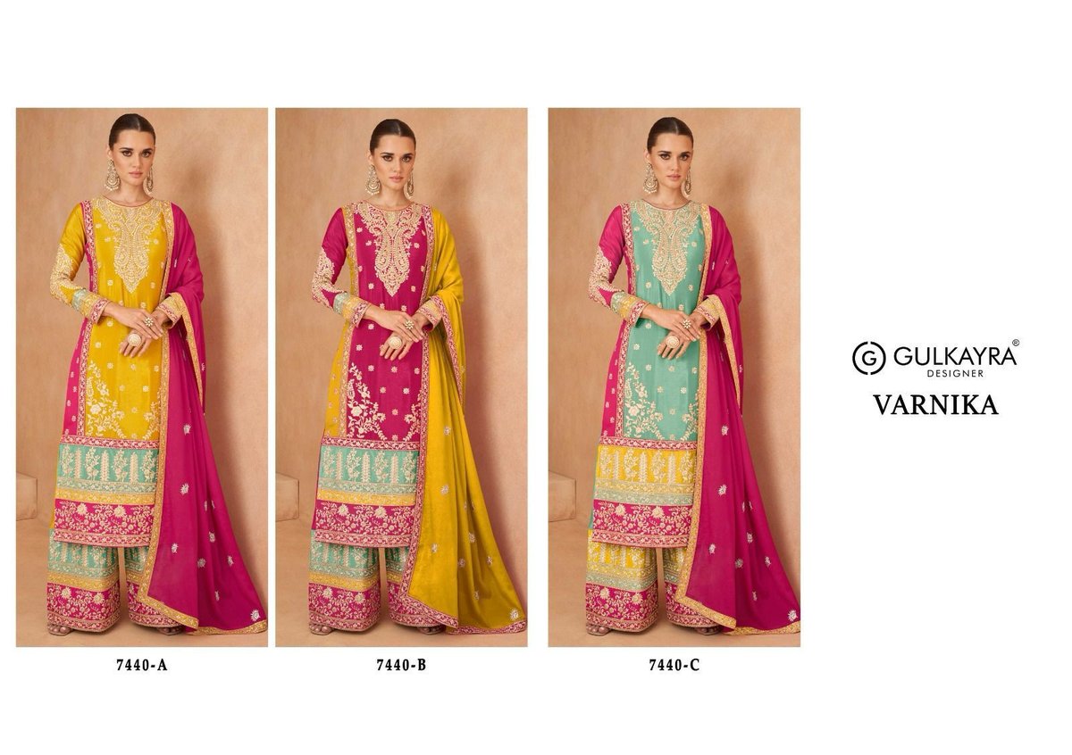 GULKAYRA DESIGNER VARNIKA 7440-A TO 7440-C 4