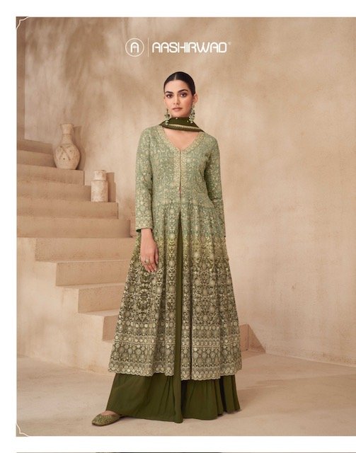 AASHIRWAD CREATION GULNAAZ 10206-10209 3