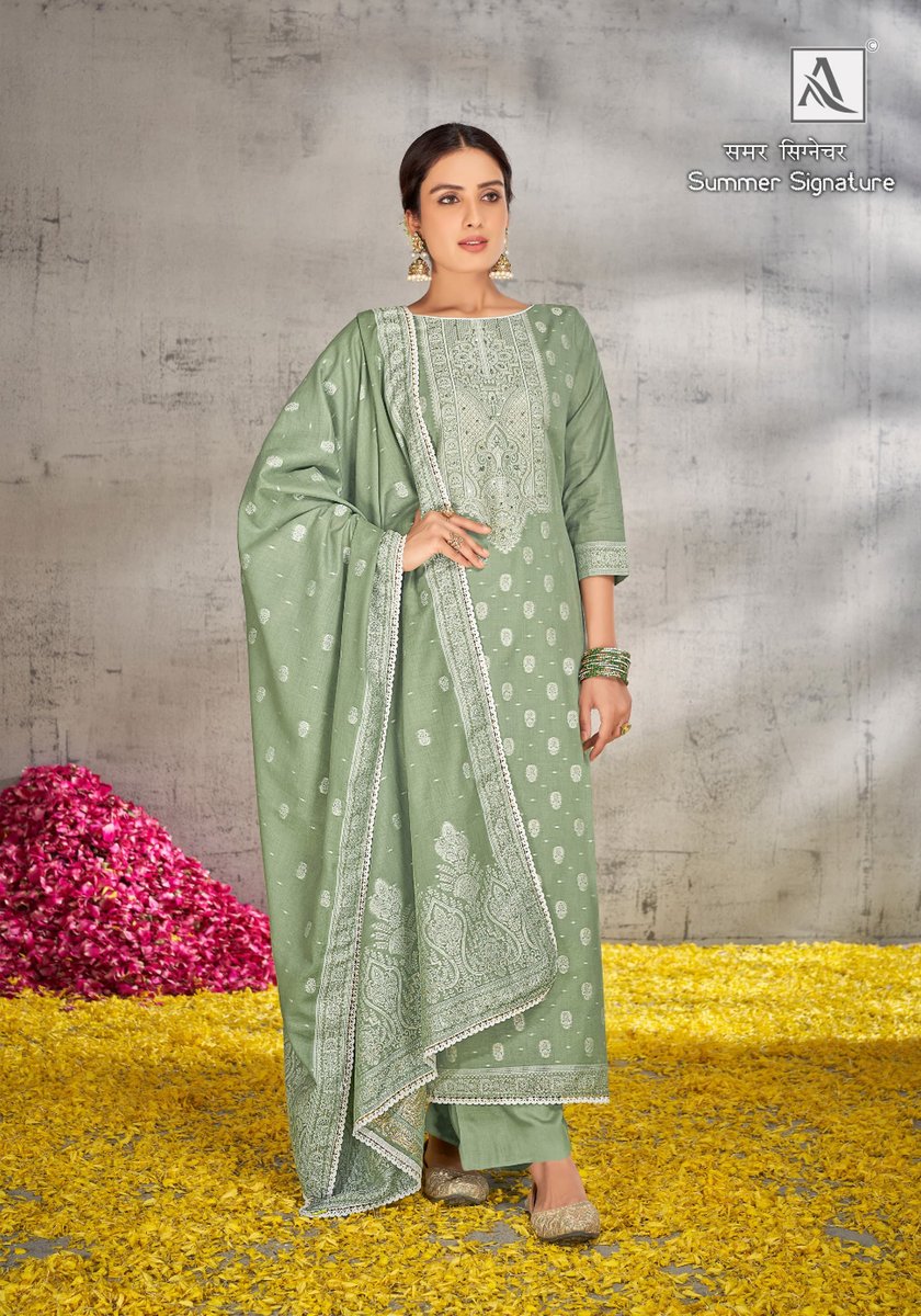 ALOK SUIT SUMMER SIGNATURE H-1473-001 TO H-1473-006 4