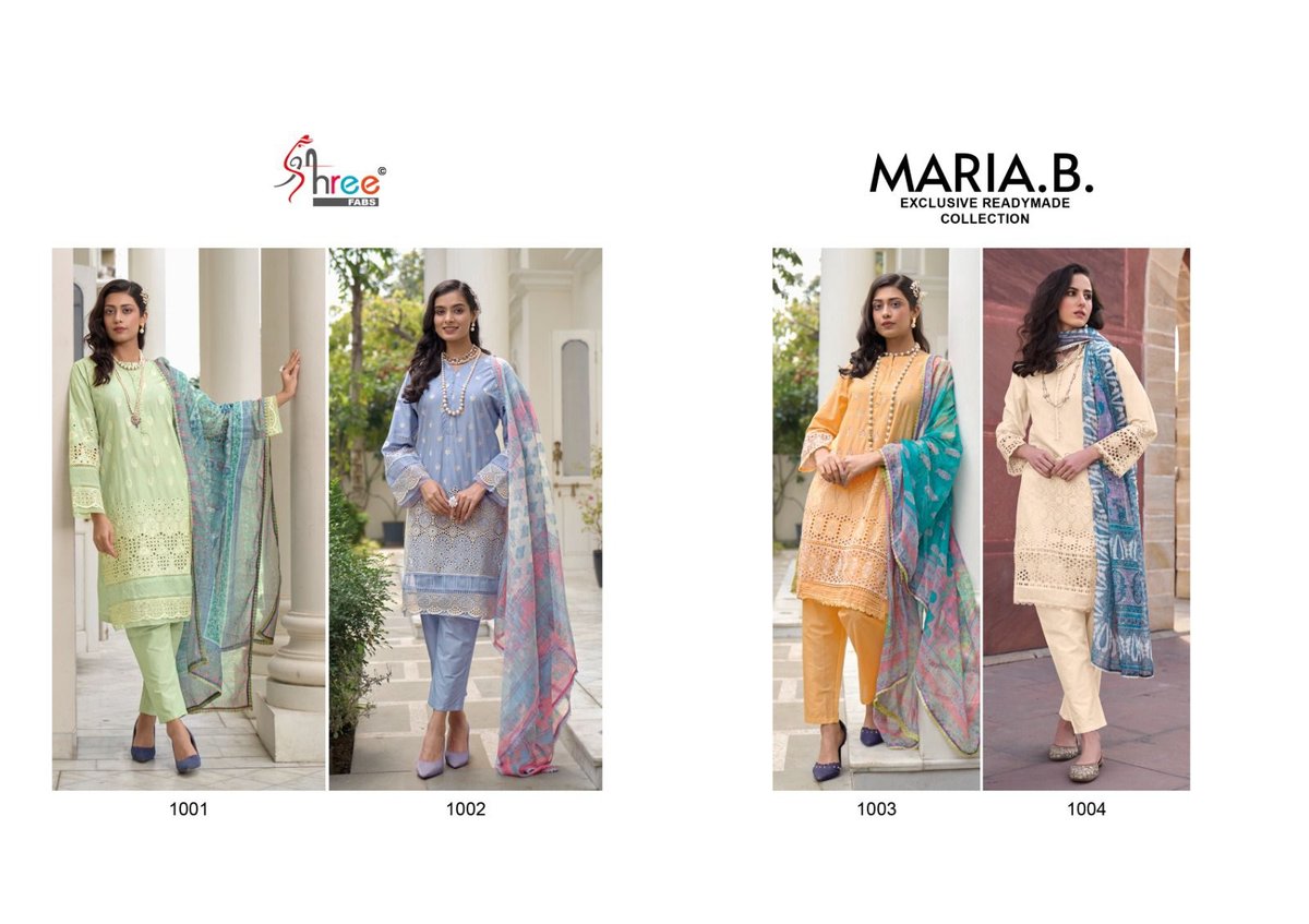 SHREE FABS MARIYA.B EXCLUSIVE READYMADE COLLECTION 1001 TO 1004 5