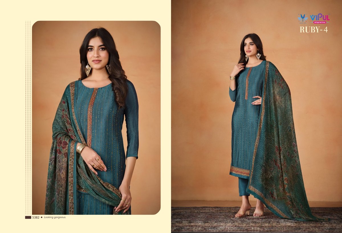 Vipul Fashion Ruby Vol-4 5381-5386 Series 2