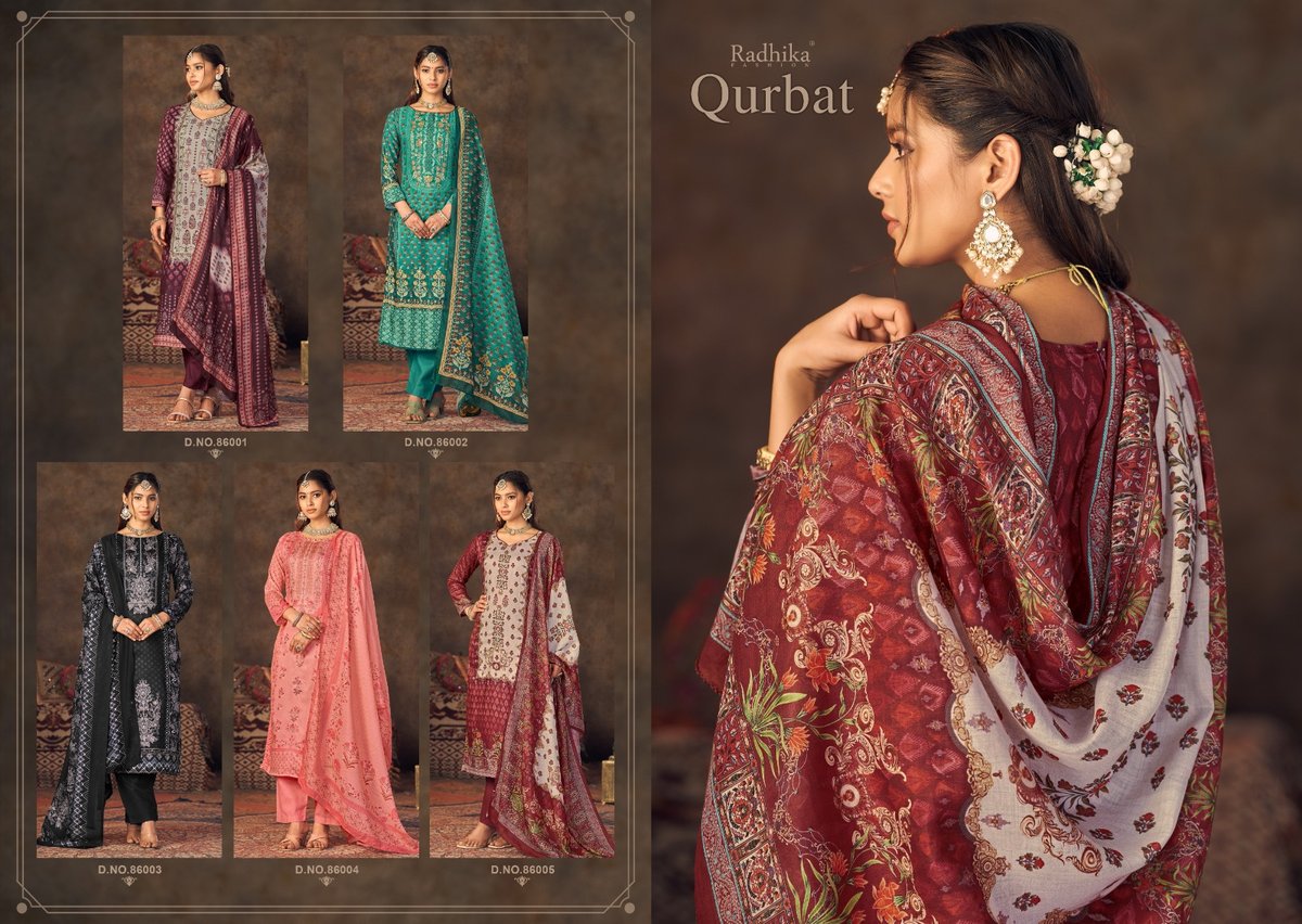 RADHIKA FASHION AZARA QURBAT 86001 TO 86005 6