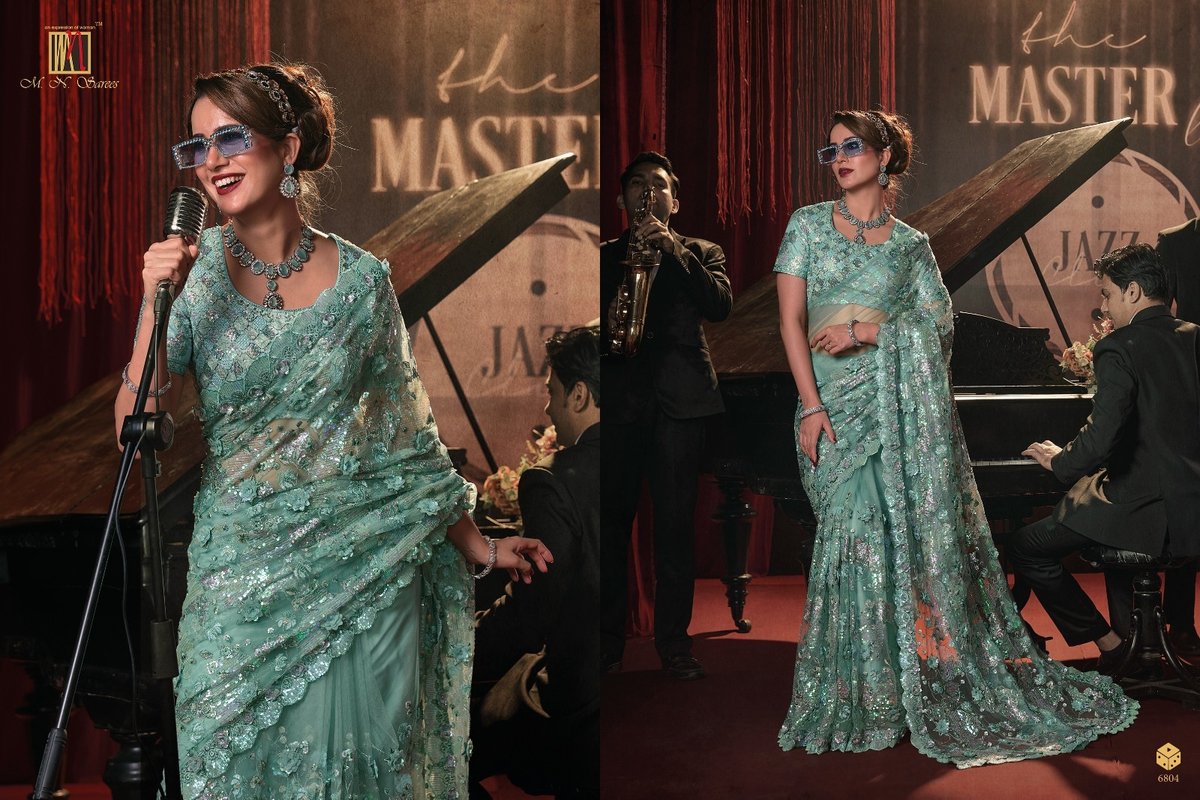 MN Saree Swarovski Vol-7 6801-6812 Series 4