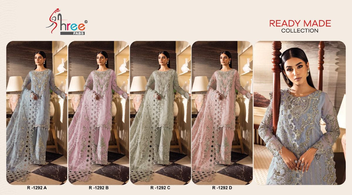 SHREE FAB READY MADE COLLECTION R-1292-A TO R-1292-D 5