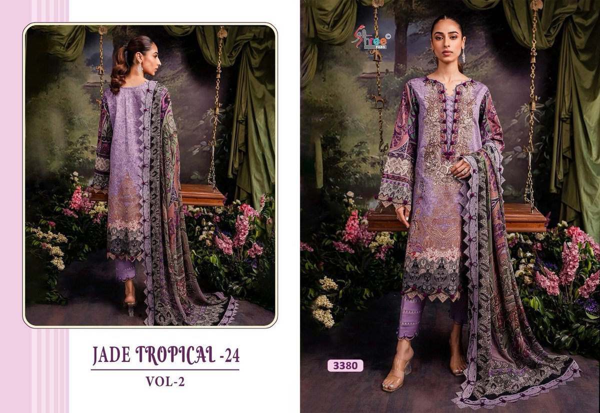 SHREE FAB JADE TROPICAL VOL-2 3380 TO 3383 1