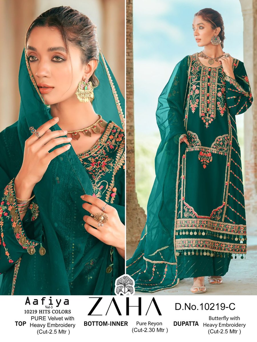 Zaha Aafiya Vol-3 10219 Colors 5
