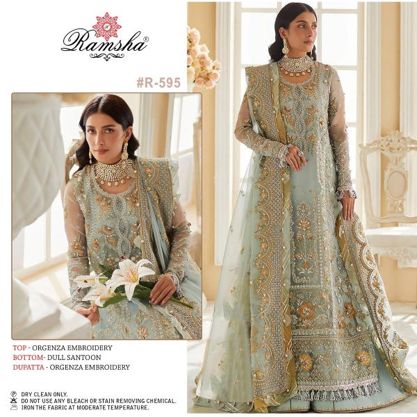 Ramsha Suit R-595 Design