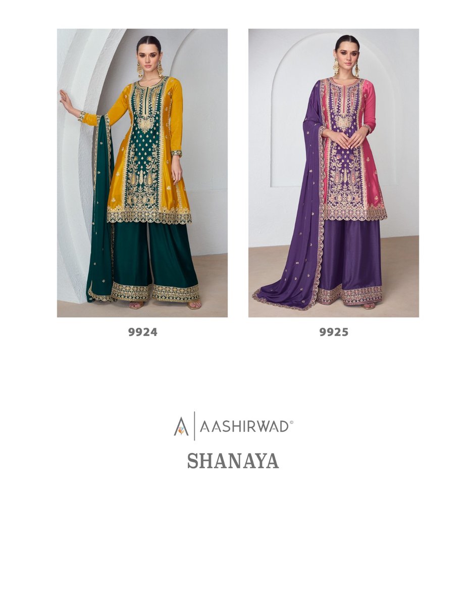 AASHIRWAD CREATION SHANAYA 9924 TO 9925 3