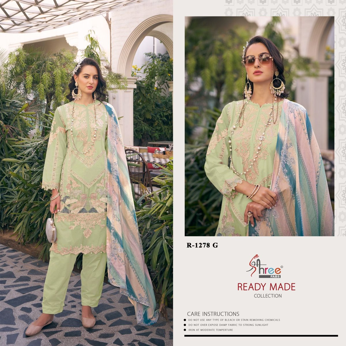 SHREE FAB READY MADE COLLECTION R-1278-E TO R-1278-H 3
