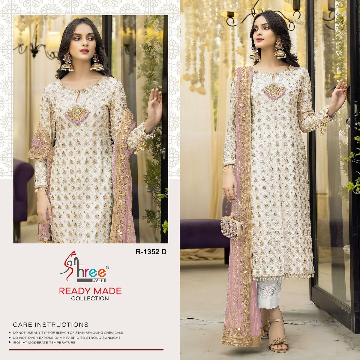 SHREE FABS READY MADE COLLECTION R-1352-A TO R-1352-D 4