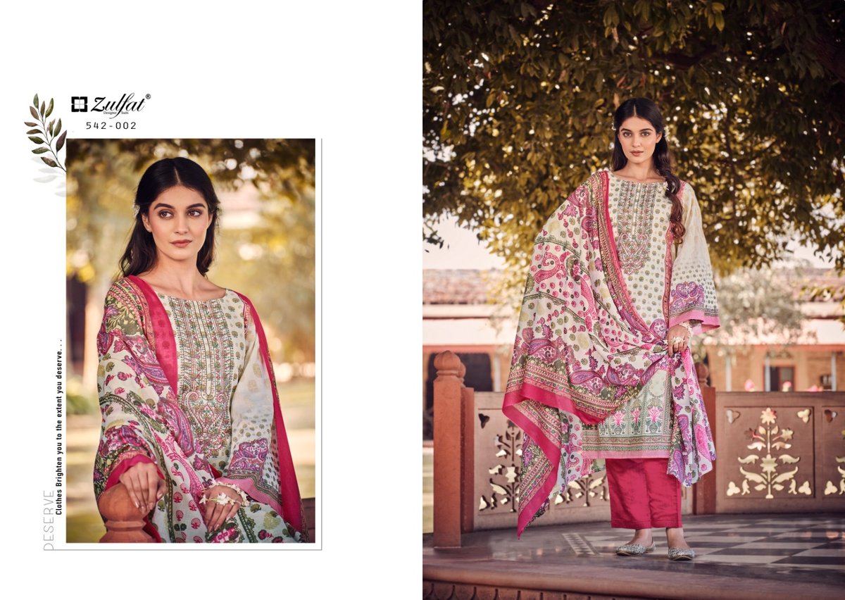 ZULFAT DESIGNER JANNAT 542-001 TO 542-006 2