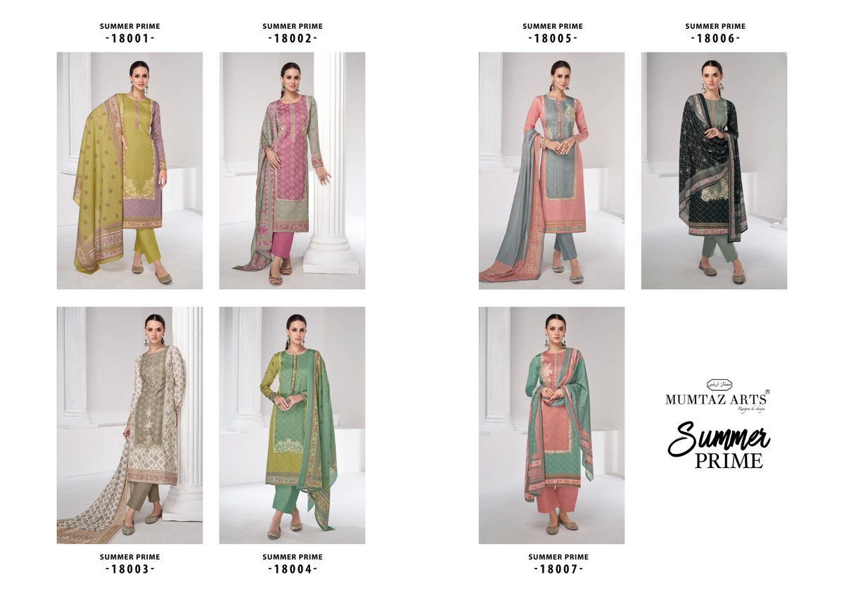 MUMTAZ ARTS SUMMER PRIME 18001 TO 18007 8