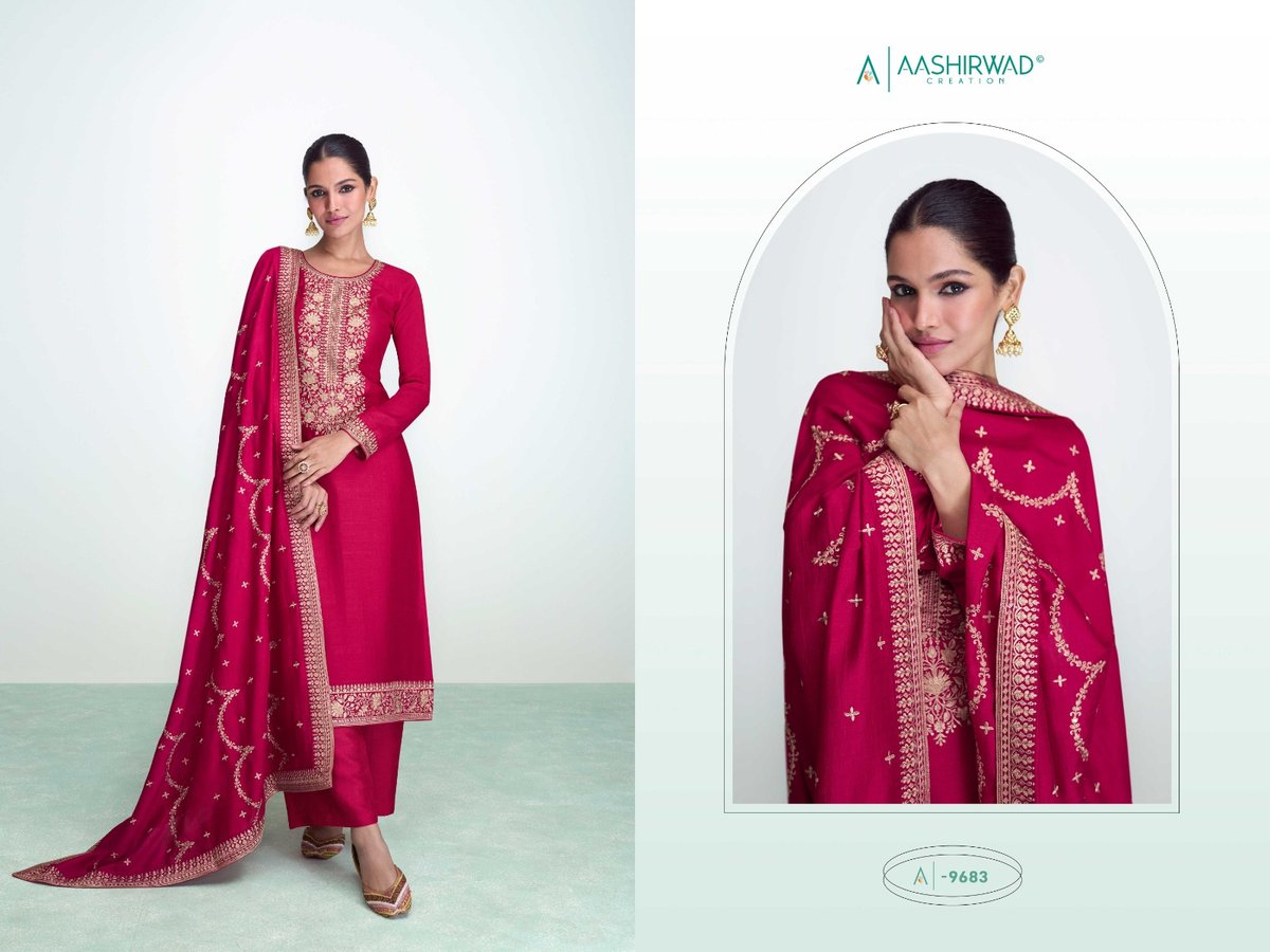Aashirwad Creation Syra 9680-9684 Series 4