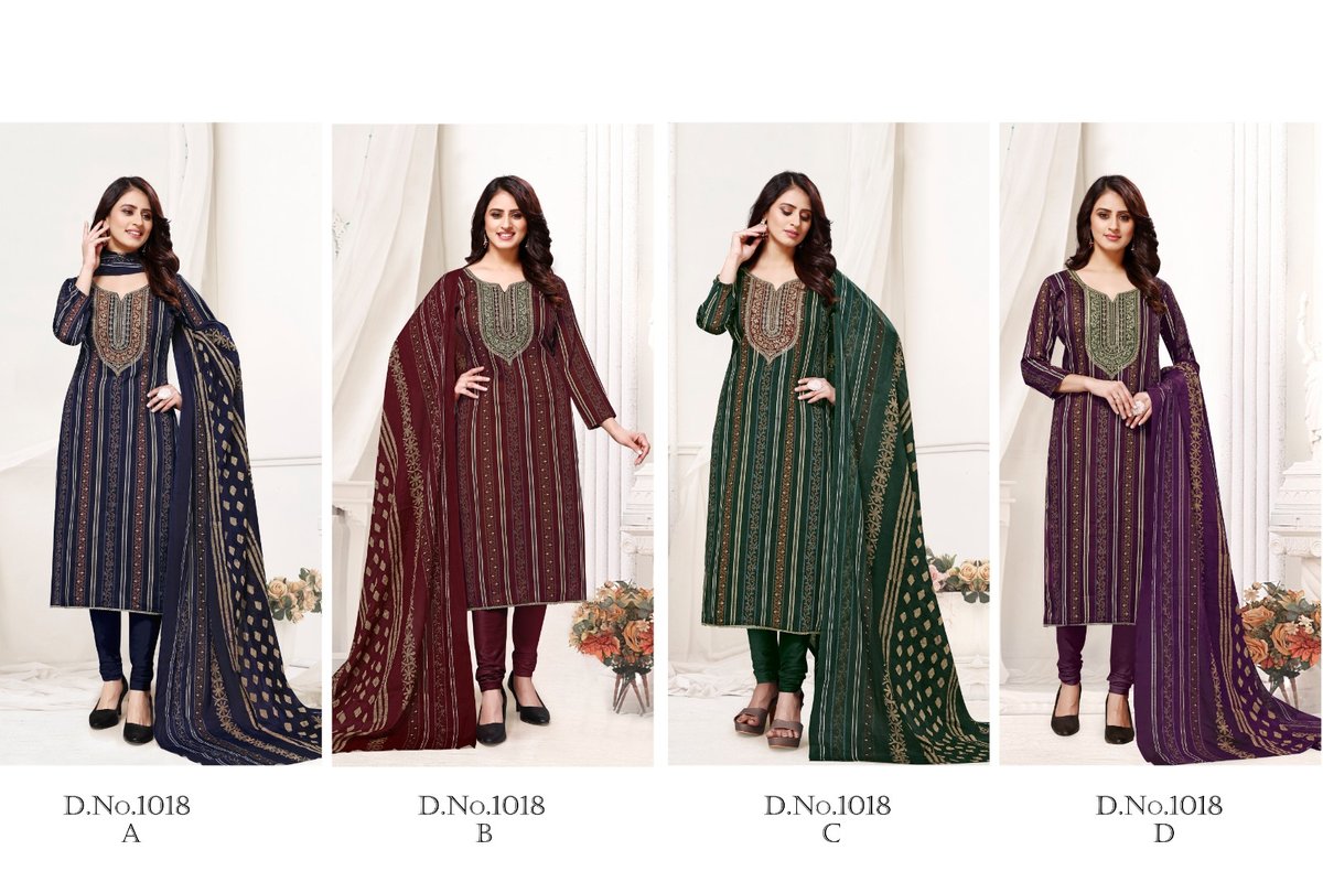 RADHIKA FASHION AZARA NIGAHE 1018-A TO 1018-D 5