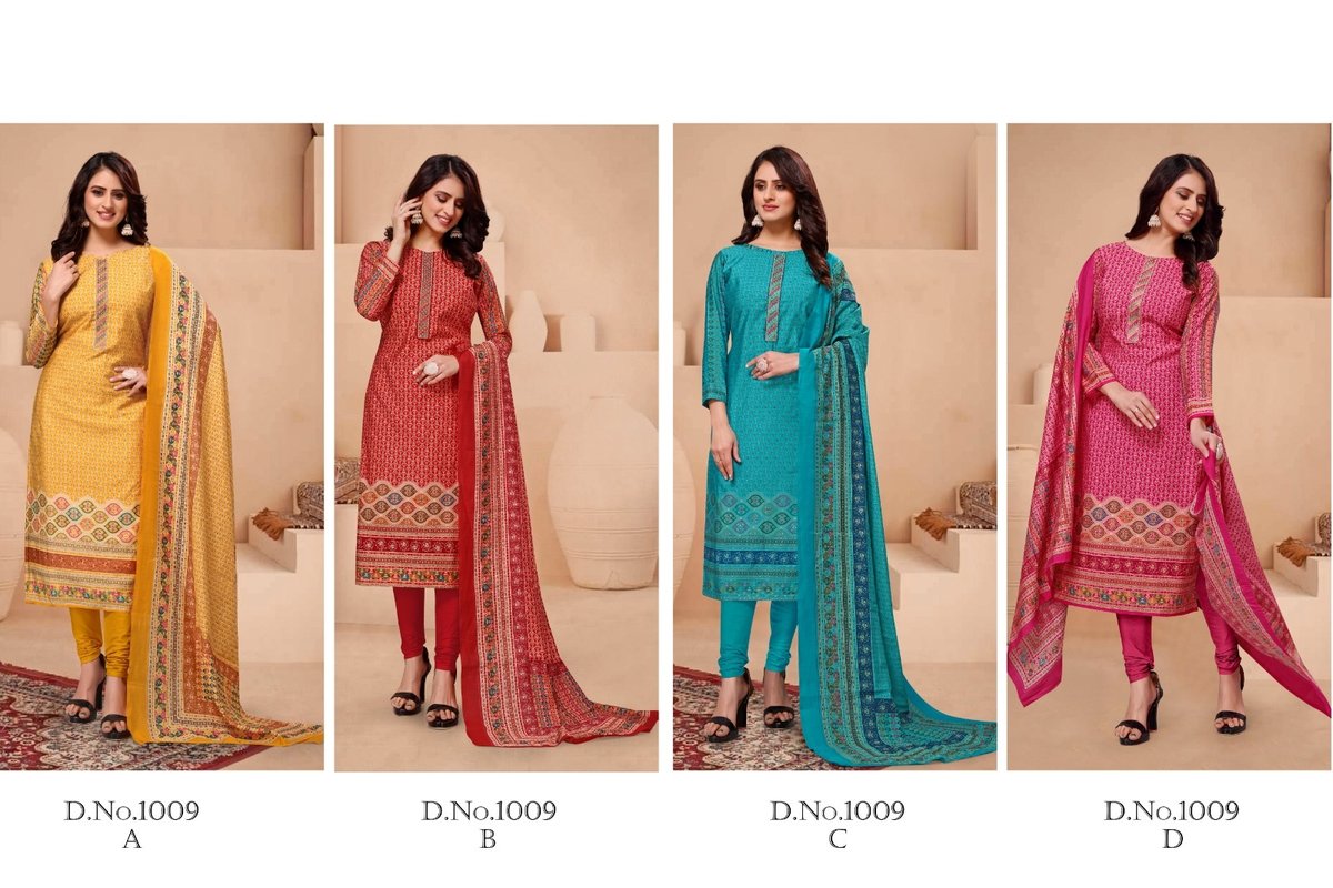 RADHIKA FASHION AZARA SILK BEAUTY 1009-A TO 1009-D 5