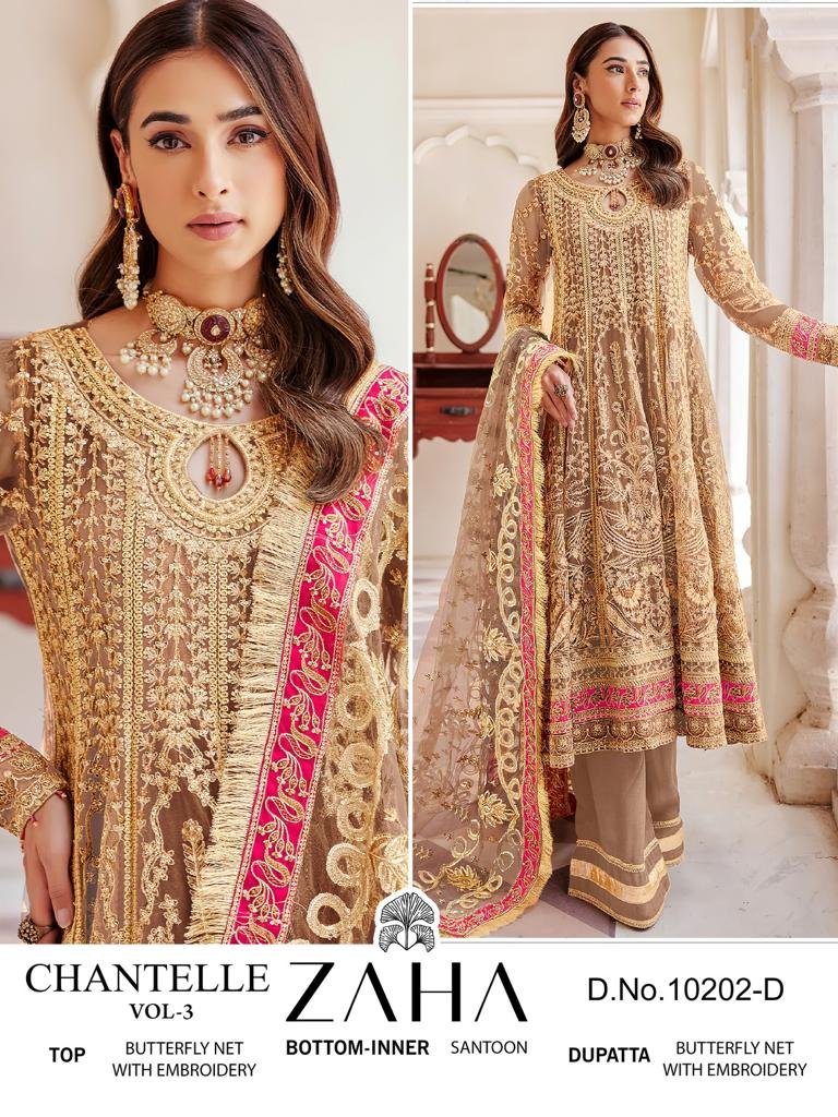 Zaha Chantelle Vol-3 10202 Colors 7